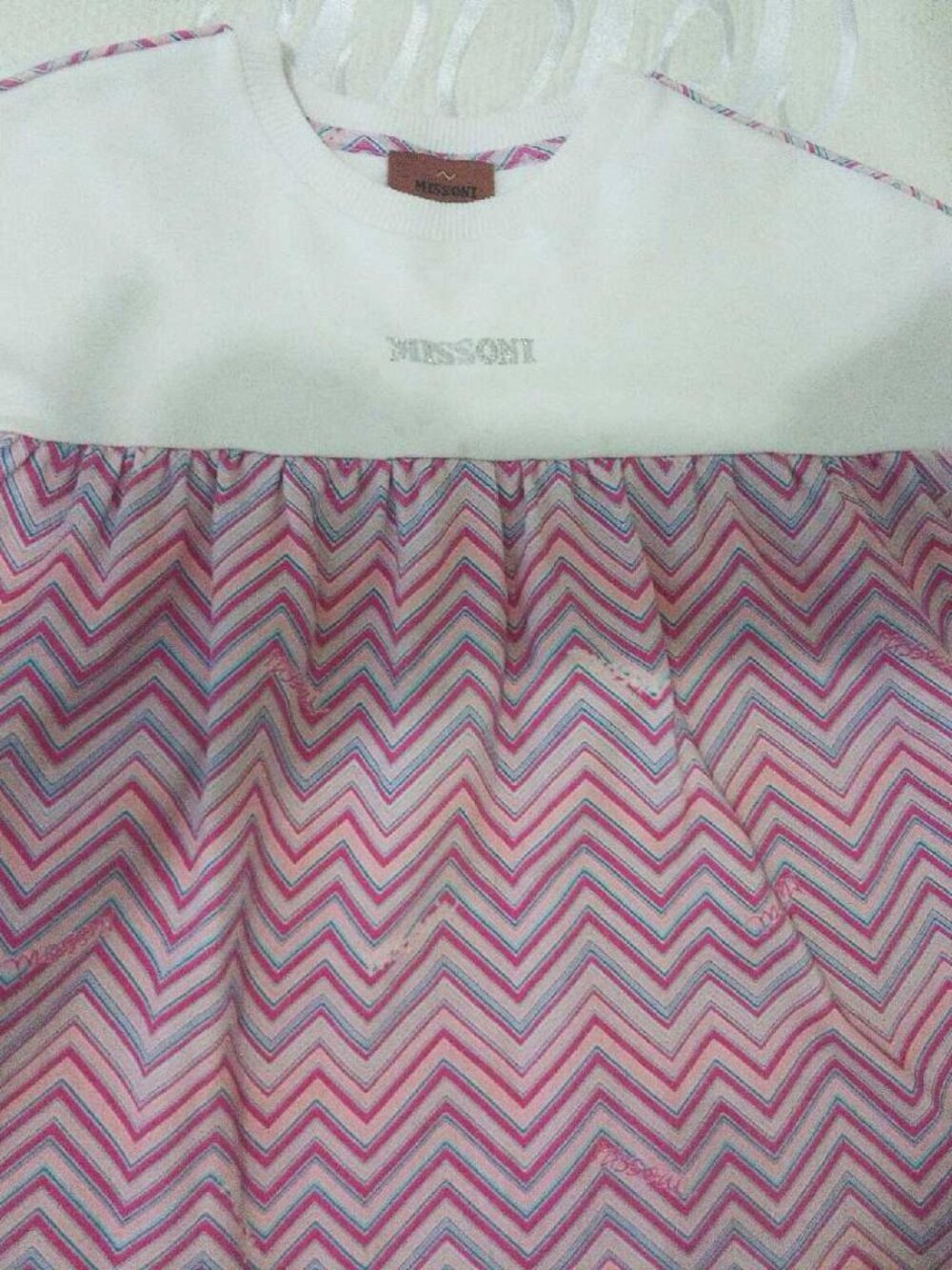 Missoni kids sweat dress